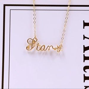 Handmade customized name necklace or bracelet